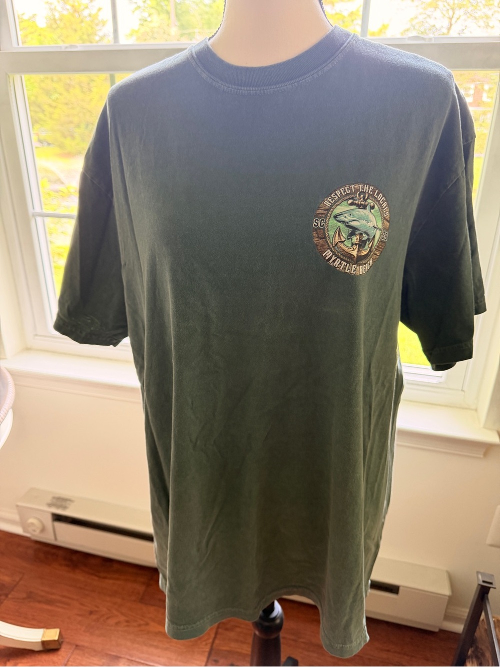 Respect The Locals Myrtle Beach South Carolina Vintage Mens Tee Shirt Size XL